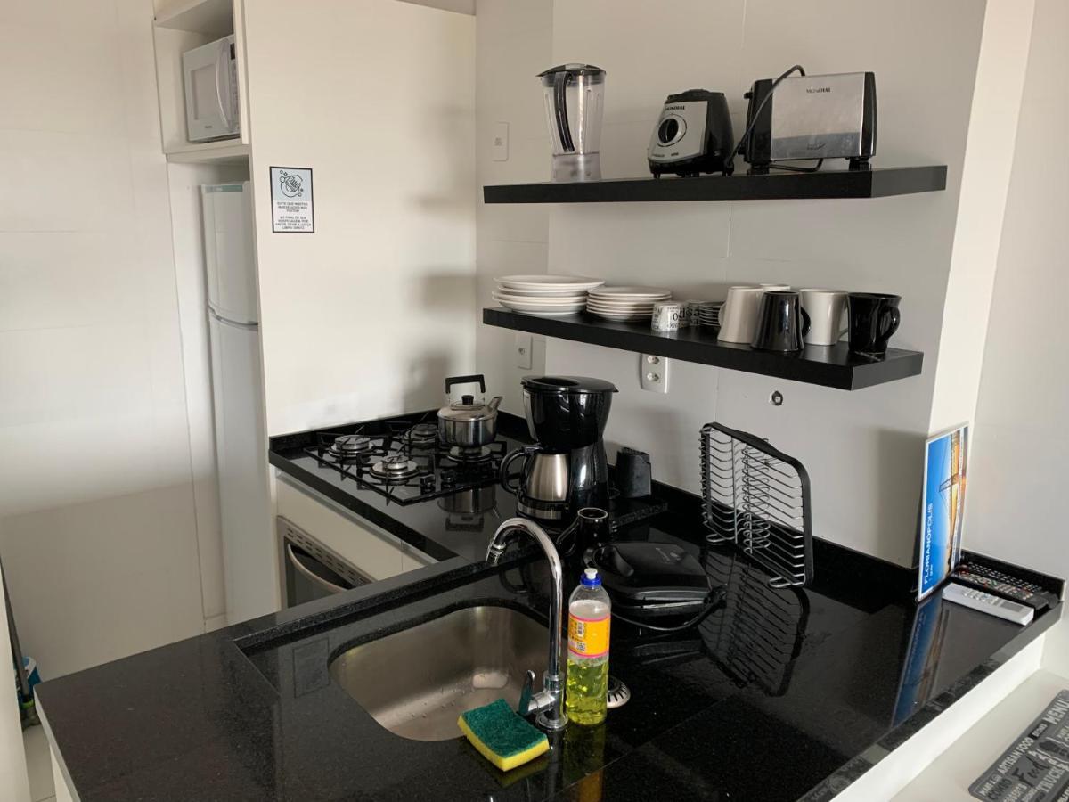 Apartamento Com Vista Do Mar Em Residencial Com Piscina Florianópolis Εξωτερικό φωτογραφία